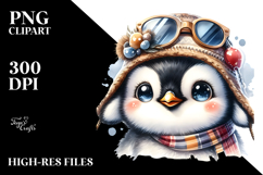 Adorable Baby Penguin, PNG Product Image 2