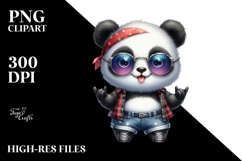 High-Energy Baby Panda, Summer PNG Product Image 2