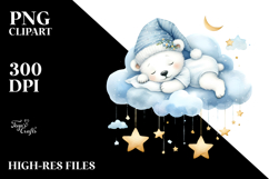 Polar Bear Baby Summer Clipart Product Image 2