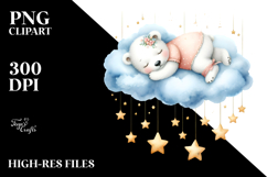 Polar Bear Baby Summer Clipart Product Image 2