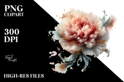 Abstract Detailed Carnation Golden Product Image 2