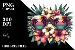 Tropical Flower Sunglasses Product Image 2