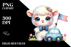 Baby Lamb Baby Car PNG Product Image 2