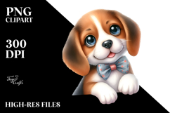 Happy Beagle Cartoon PNG Product Image 2