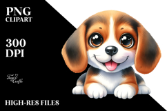 Cute Baby Beagle PNG Product Image 2