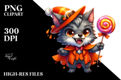 Funny Chibi-Style Werewolf PNG Product Image 2