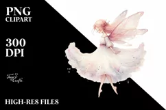 Whimsical Dancing Fairy, Transparent PNG Product Image 3