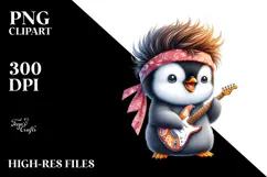 Energic Baby Penguin PNG Product Image 2