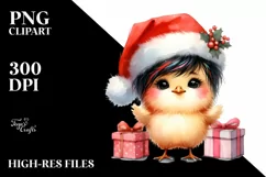 Cool Haircut Baby Chicken PNG Product Image 1