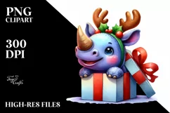 Vibrant Rhino, Transparent PNG Product Image 1