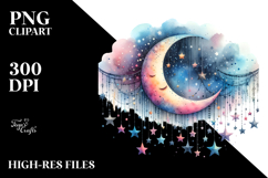 Vibrant Half Moon Whimsical, Transparent PNG Product Image 2