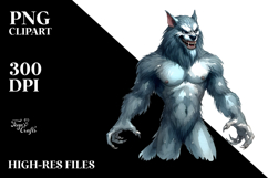 Funny Werewolf PNG Product Image 2