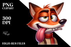 Goofy Cartoon Fox, Trending Art Product Image 2