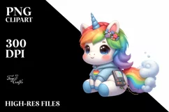 Pastel Baby Unicorn Farting in Style Product Image 3