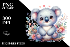 Energic Baby Koala PNG Product Image 2