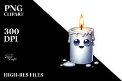 Funny Pumpkin Digital Painting, PNG Product Image 2