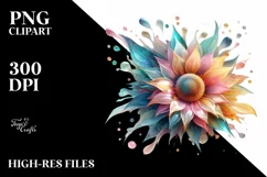 Shiny Sunflower, Transparent PNG Product Image 2