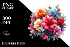 splash of Colors | Abstract Flower Bouquet Clipart Product Image 3