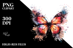 Grungy Butterfly Silhouettes Product Image 2