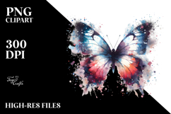 Colorful Butterfly with Splashes Product Image 2