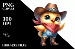 Expressive Baby Macaw Cowboy Boots Clipart Product Image 3