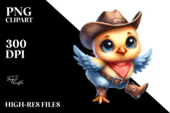 Expressive Baby Macaw Cowboy Boots Clipart Product Image 2