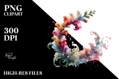 Abstract Watercolor Snapdragon Product Image 2