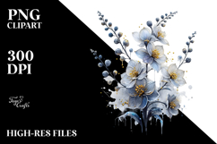 Abstract Detailed Delphinium Golden Product Image 2