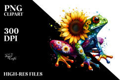 Vibrant Frog PNG Product Image 2