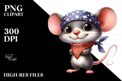 Contempt Funny Mouse Bandana Clipart Product Image 2