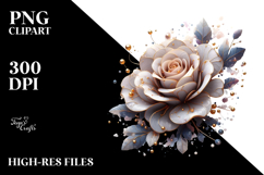 Rose with Splash, PNG Product Image 2