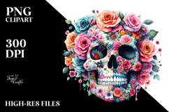 Colorful Flower Skull Product Image 2