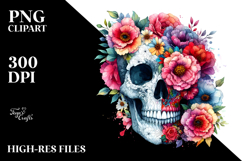 Colorful Flower Skull Product Image 2