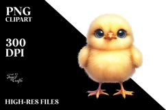 Contempt Funny Chick Big Eyes Clipart Product Image 2