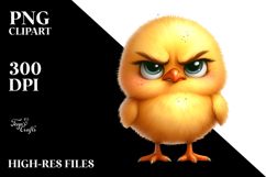 Contempt Baby Chick Standing | Sublimation | Clipart Product Image 2