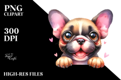 Happy French Bulldog, Vibrant PNG Product Image 2
