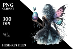 Gothic Fairy with Easter Egg PNG Product Image 2