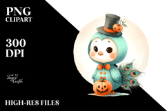 Retro Halloween Rabbit PNG Product Image 2