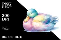 Vibrant Pastel Duck Sleeping Product Image 2