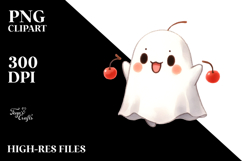 Cute Ghost Bougee PNG Product Image 2