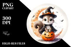 Simple Halloween Squirrel PNG Product Image 2