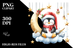 Baby Penguin Dressed for Christmas Product Image 2
