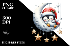 Baby Penguin Dressed for Christmas Product Image 2