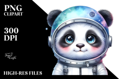 Cute Baby Panda, Astronaut Theme Product Image 2