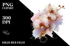 Detailed Orchid Clipart Product Image 2