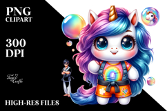 Baby Unicorn Karate PNG Product Image 2