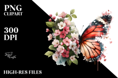 Spring Butterfly PNG Product Image 2