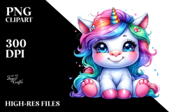 Vibrant Cute Unicorn PNG Product Image 2