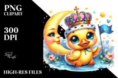 Baby Duck Royal Crown PNG Product Image 2