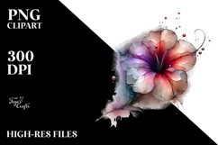 Watercolor Petunia Clipart Product Image 2